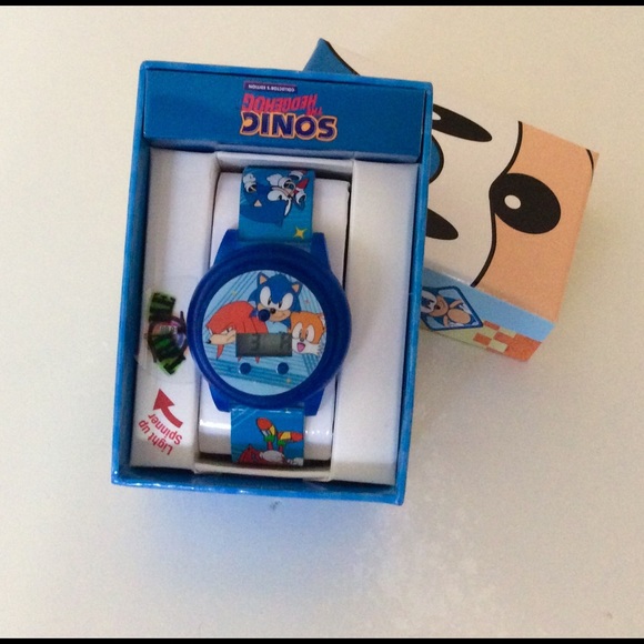 💥2x HP Sonic the Hedgehog Kid watch Light up spinner - Picture 3 of 5